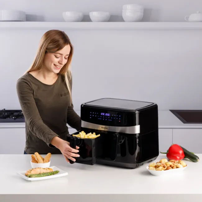 FRITEUSE AIR FRY DIGITAL DUO 9L +PLANCHA GALEXIA MA9968447000 TAURUS