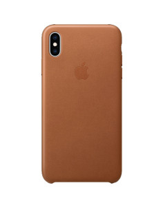 ETUI IPHONE XS MAX Leather Case - Saddle Brown APPLE