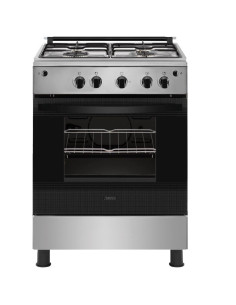 CUISINIERE 60CM 4F A GAZ EN INOX ZANUSSI