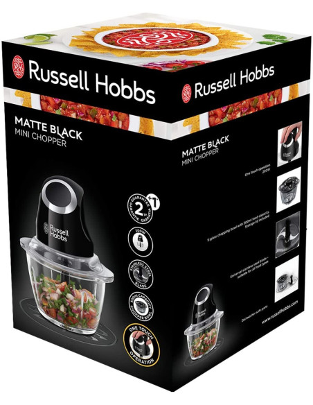 MINI HACHOIR MATTE Black RUSSELL HOBBS