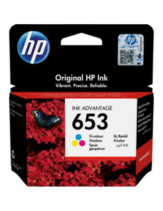 CARTOUCHE INK ADVANTAGE 653 TRI-COLOR HP