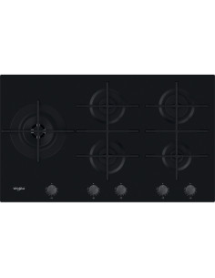 TABLE DE CUISSON 90CM GAZ VERRE WHIRLPOOL