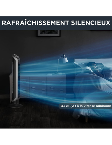 VENTILATEUR COLONNE EOLE INFINITE NOIR ROWENTA