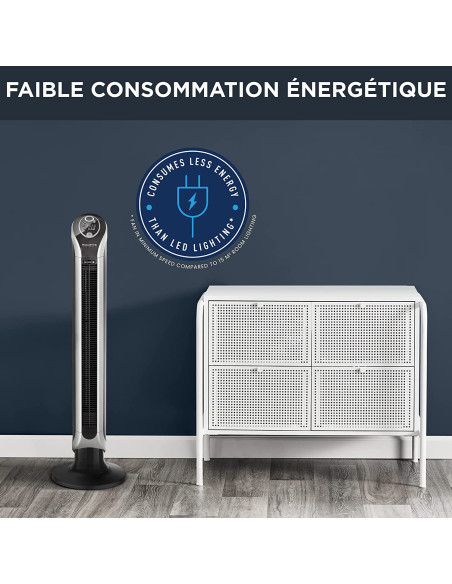 VENTILATEUR COLONNE EOLE INFINITE NOIR ROWENTA