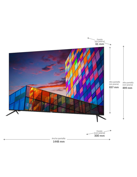 SMART TV 65'' LED 4K FRAMELESS HAIER