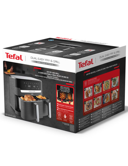 FRITEUSE SANS HUILE  EASY FRY&GRILL DOUBLE TEFAL