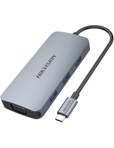 MINI STATION D'ACCUEIL USB C 8 IN 1 HIKVISION