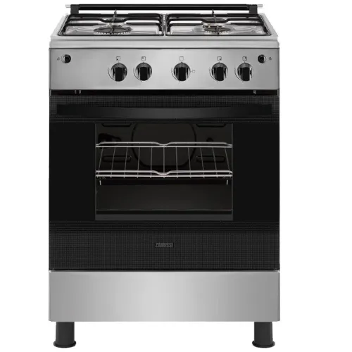 CUISINIERE 60CM 4F A GAZ EN INOX ZANUSSI