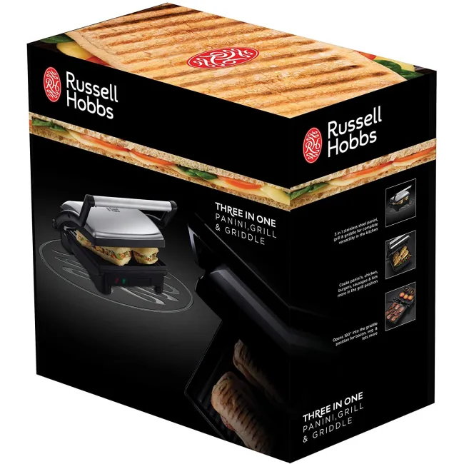 PANINI 3 EN 1 1800W  RUSSELL HOBBS