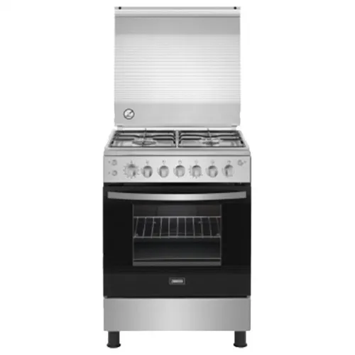 CUISINIERE 60 CM 4F A GAZ EN INOX FONTE ZANUSSI