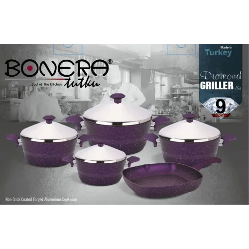 SET 9 PCS GRILLER GRANITE 8697430012998 BONERA