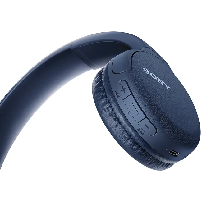 CASQUE SANS FIL BLUETOOTH BLEU SONY