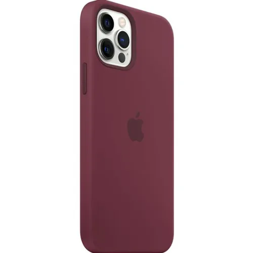 ETUI IPHONE 12|12 Pro Silicone Case  MagSafe - Plum APPLE