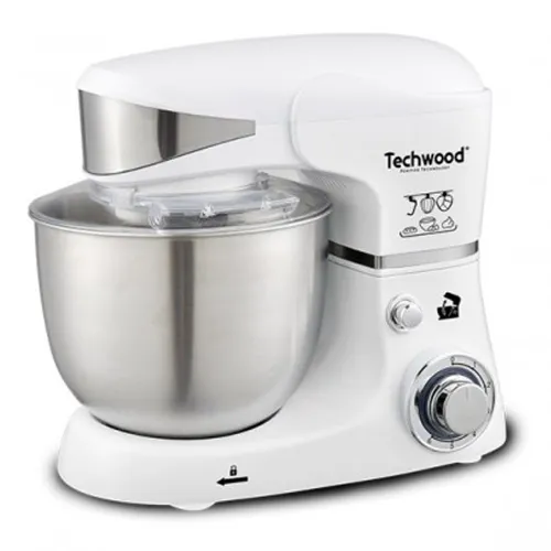 KITCHEN MACHINE BLANC 1000W BOL 5L 6 VITESSES TECHWOOD