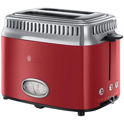 GRILLE-PAIN RETRO ROUGE RUSSELL HOBBS