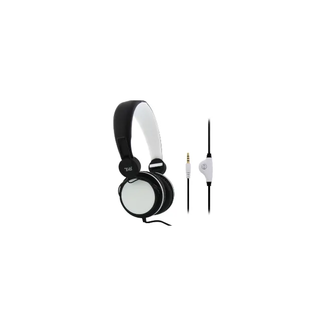 CASQUE stéréo kit piéton blanc/noir  BE-COLOR -TNB