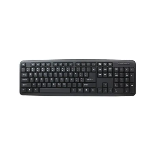 CLAVIER azerty - Noir - USB - 2m UPTEC