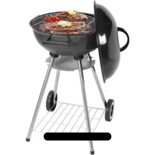 BARBECUE A CHARBON AVEC COUVERCLE ET ROUE BBQ