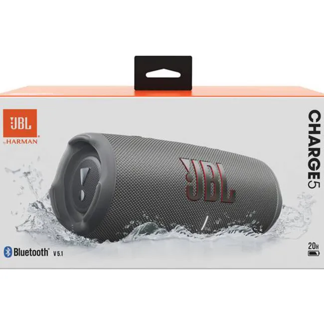 ENCEINTE PORTABLE CHARGE 5 GRIS JBL