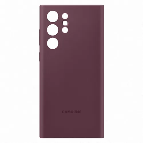 ETUI SILICONE COVER S22 ULTRA BURGUNDY  SAMSUNG