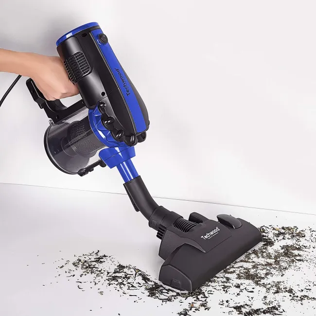 ASPIRATEUR BALAI BLEU TECHWOOD