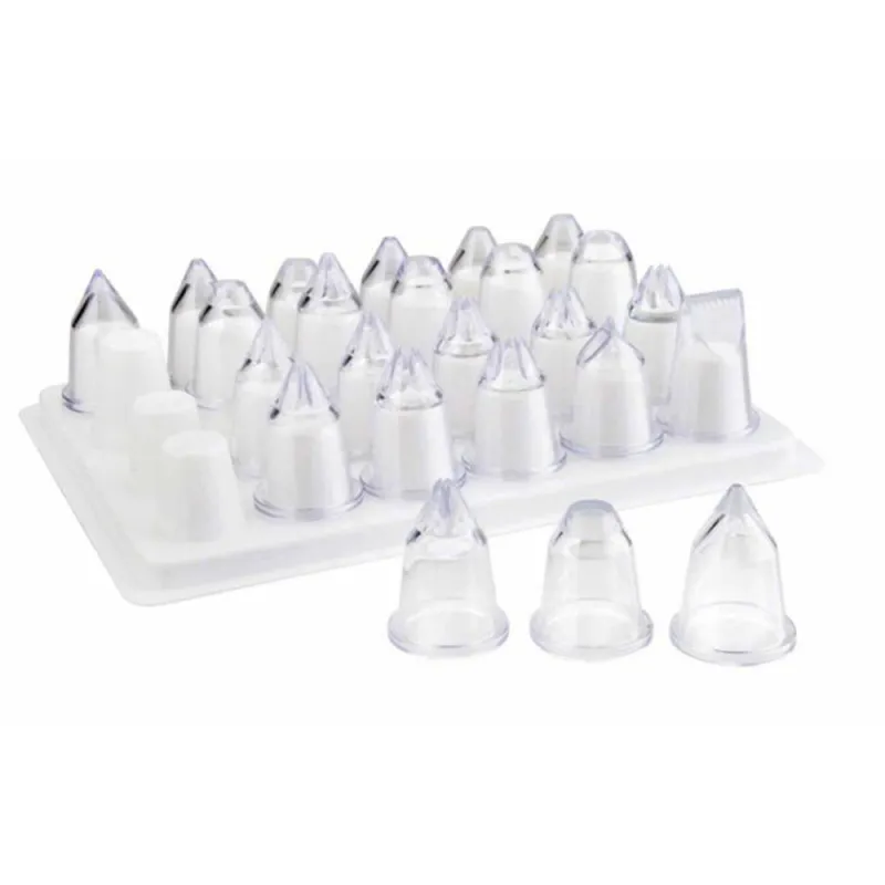 BOITE A DOUILLES 24 PCS ASSORTIES ACRYLIC LACOR