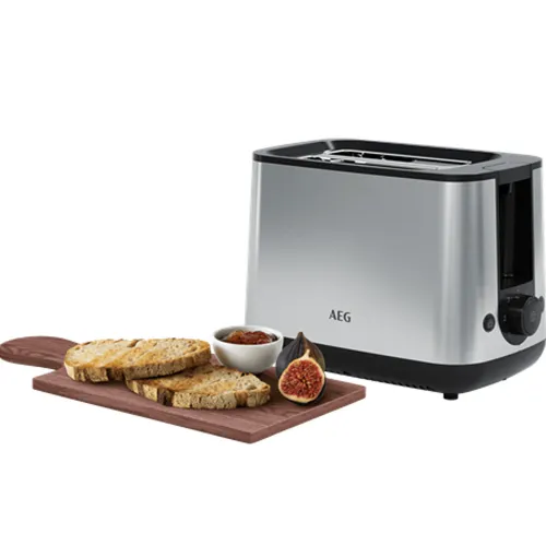 TOASTER Deli 3, 2 Tranches, 870W Inox AEG