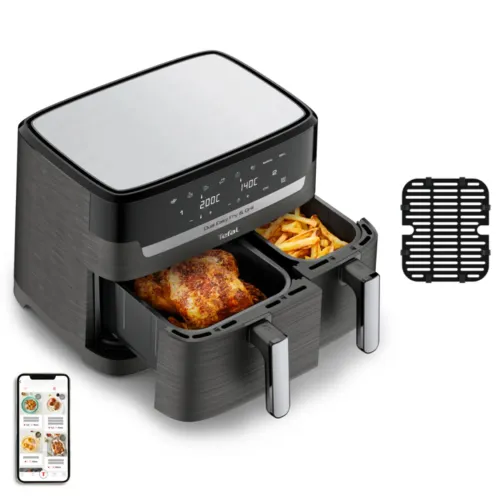 FRITEUSE SANS HUILE  EASY FRY&GRILL DOUBLE TEFAL