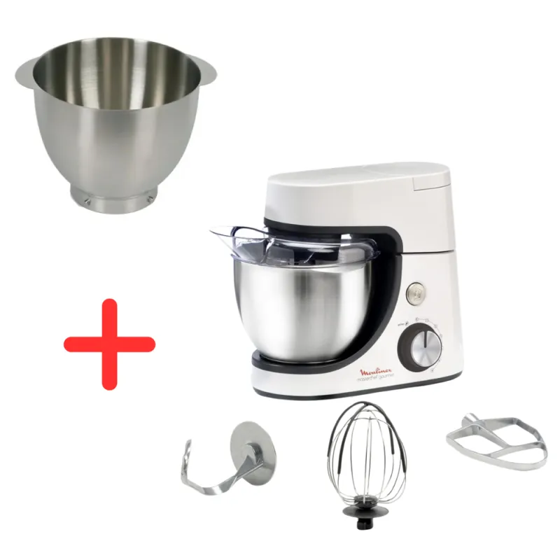 KITCHEN MACHINE GOURMET 4.6L MOULINEX + BOL INOX GRATUIT