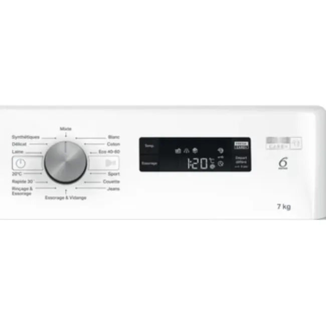 LAVE LINGE 7KG/1200TRS WHITE WHIRLPOOL