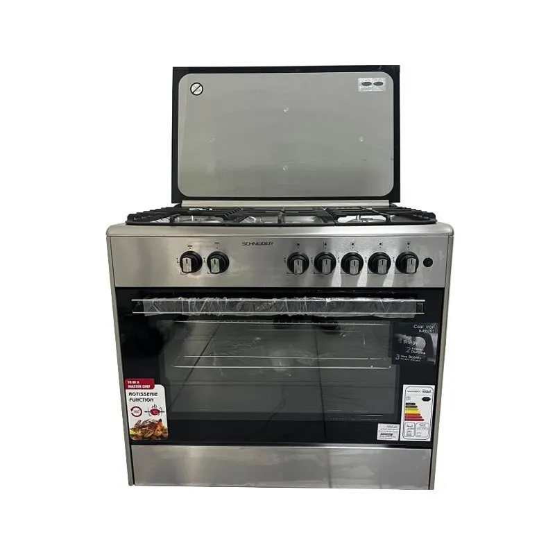 CUISINIERE 5F 90CM SILVER SCHNEIDER